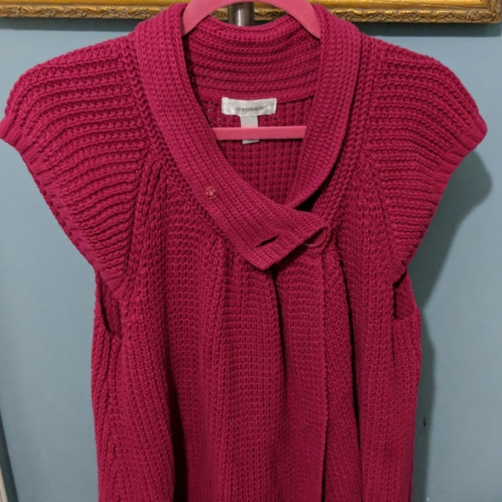 Magenta dress Barn sweater